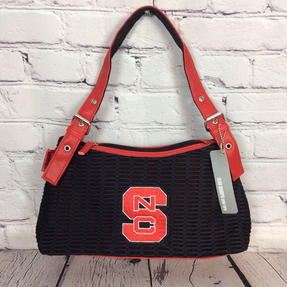 Alan Stuart NC State Wolfpack Mesh Handbag/Purse W/Embroidered Logo Tailgating - Picture 7 of 8
